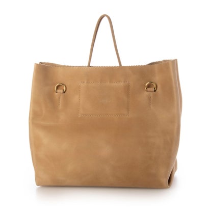 【定め事取りまわし店】家庭的 domestique MEDIUM KRAFT BAG （CAMEL \u0026 GOLD）