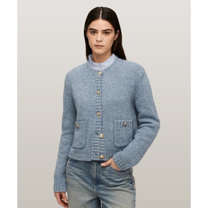 トミー ヒルフィガー TOMMY HILFIGER テクスチャードゴールドボタンレディジャケット （ブルー） 11,485円