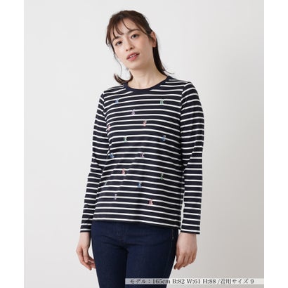 レリアン Leilian カットソー （ネイビー） 12,529円