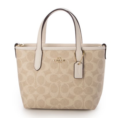コーチ COACH CITY MINI TOTE シティー ミニ トート ショルダーバッグ （ホワイト）