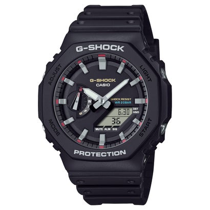 【G-SHOCK】初代G-SHOCK色合い模範例 / GA-2100RL-1AJF （黒いこと×赤いこと） 腕時計-メンズ腕時計