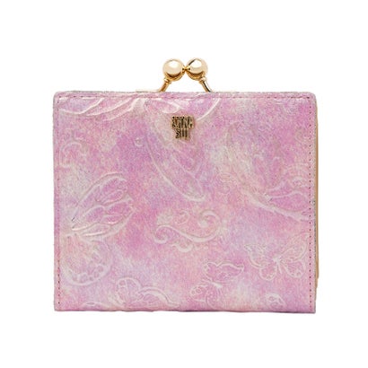 アナスイ ANNA SUI パピヨン 口金二つ折り札入れ （パープル） バッグ・小物・ブランド雑貨-レディース財布-財布・ケース