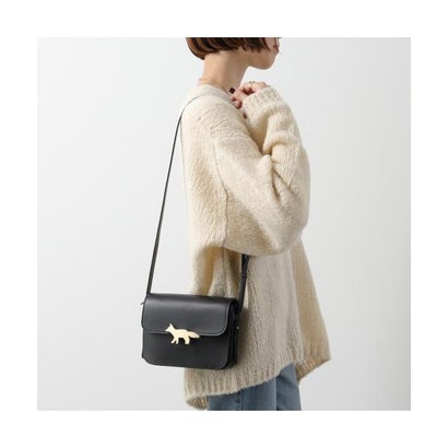 メゾンキツネ MAISON KITSUNE MAISON KITSUNE ショルダーバッグ EDIE NW05170 LR0001 （P199/BLACK-ブラック）