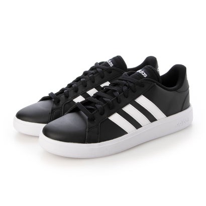 アディダス adidas GRANDCOURT BASE（グランドコート ベース）コートタイプスニーカー （ブラック/ホワイト）