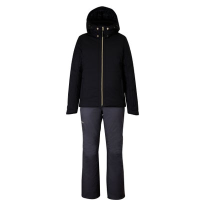 アリゾナ州の州都 phenix Metallic Accent Ski Two-piece メタリックアクセントスキーツーピース/レディース/スキーの板お召しもの上下仕掛ける/セットアップ （黒いこと） スポーツ・アウトドア-スキー用ウェア