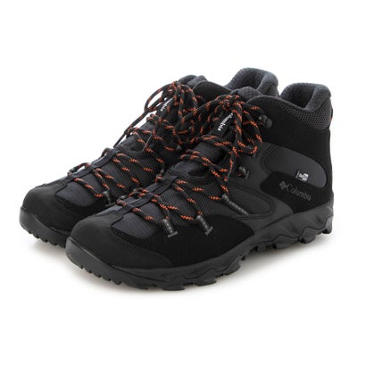 コロンビア Columbia SABER V MID OUTDRY（セイバー5ミッド アウトドライ）防水ハイキングシューズ YM8135 （ブラック/ボールドオレンジ）