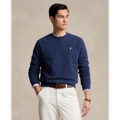 ポロ ラルフ 置き目レン POLO RALPH LAUREN 繰り返しうしろ側 テリー トレーナー （410米国海軍）