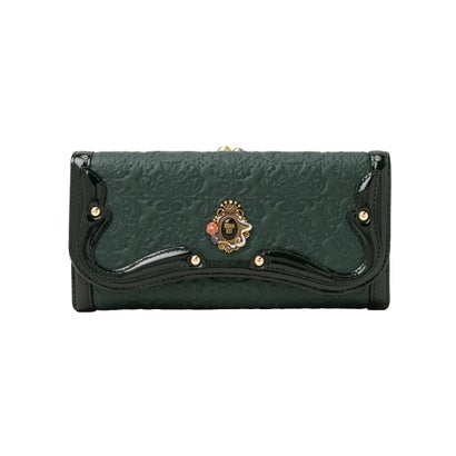 アナスイ ANNA SUI セルパン 口金長財布 （グリーン）