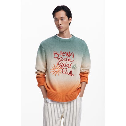 デシグアル Desigual KING プルオーバーロングスリーブ （オレンジ）