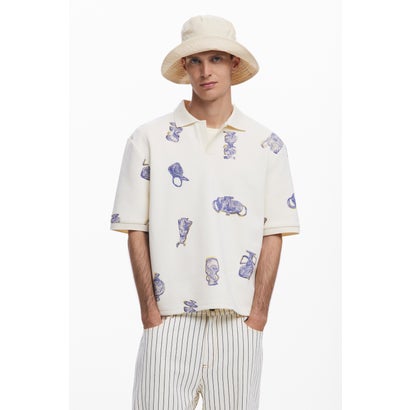 デシグアル Desigual POL ポロシャツショートスリーブ （ホワイト）