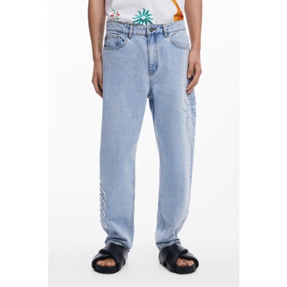 デシグアル Desigual BRUNO デニムロングパンツ （ブルー）