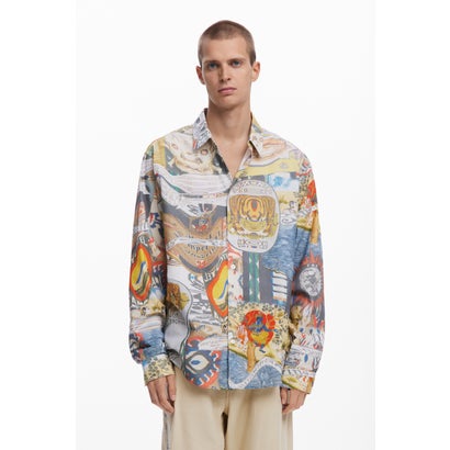 デシグアル Desigual ヒンディープリントシャツ （マルチ）