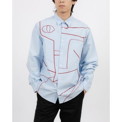 デシグアル Desigual アーティプリントシャツ （ブルー）