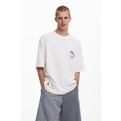 デシグアル Desigual PACO プルオーバー遊撃手捩り （白いこと）