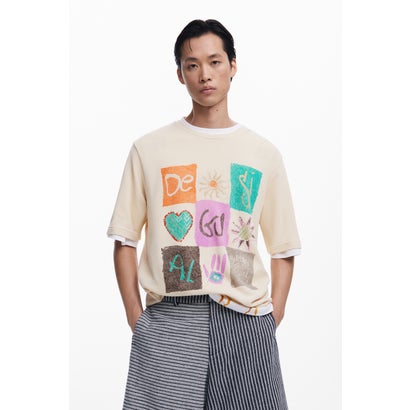 デシグアル Desigual JULCA プルオーバー遊撃手捩り （白いこと）
