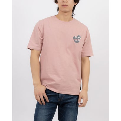 デシグアル Desigual リトグラフローズTシャツ （ピンク/レッド）