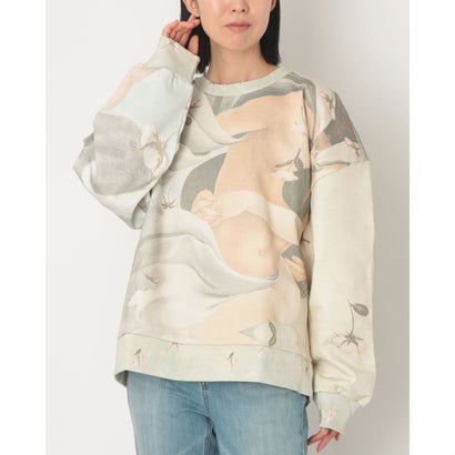デシグアル Desigual アーティプリントの汗水 （白いこと）