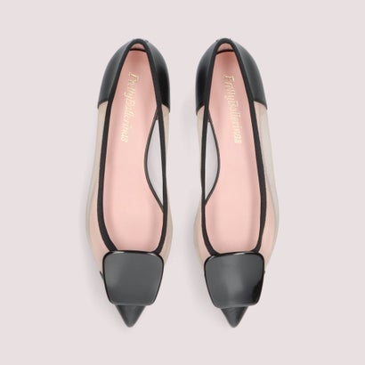プリティ・バレリーナ Pretty Ballerinas ELLA leather-mesh / エラ レザー メッシュ ポインテッドシューズ (NEGRO-MIES)|LOCOMALL(ロコンド公式ストア)
