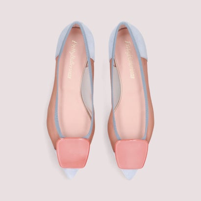 プリティ・バレリーナ Pretty Ballerinas ELLA suede-mesh / エラ スエード メッシュ ポインテッドシューズ （NAPLE-CLARA）｜LOCOMALL（ロコンド公式ストア）