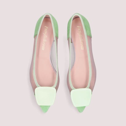 プリティ・バレリーナ Pretty Ballerinas ELLA suede-mesh / エラ スエード メッシュ ポインテッドシューズ （HYDRA-JESSIE）｜LOCOMALL（ロコンド公式ストア）