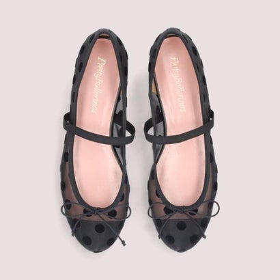 プリティ・バレリーナ Pretty Ballerinas NICOLE marah / ニコル パンパノウサギ バレーシューズ （BLACK）