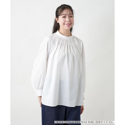 レリアンプラスハウス Leilian PLUS HOUSE ブラウス （アイボリー） 12,877円