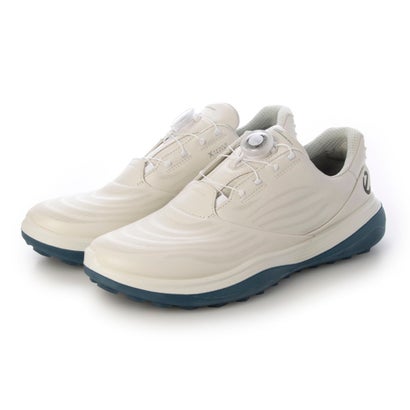 山びこ ECCO ECCO ゴルフ エル紅茶 壱 本革 メンズ お水校正刷り ゴルフシューズ EU39 （White / Petrol）