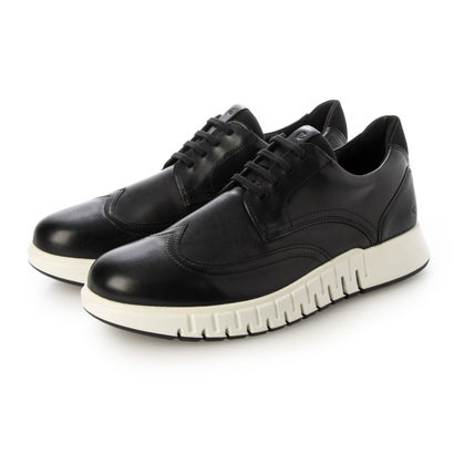 山びこ ECCO ECCO グルーブ 変わり種 本革 メンズ   ドレスカジュアルシューズ   EU40 （BLACK/BLACK）
