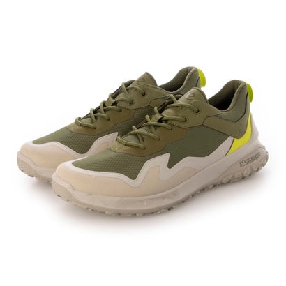 エコー ECCO ECCO ユーエルティー-ティーアールエヌ 本革 メンズ アウトドアスニーカー EU41 （GRAVEL / ACORN / LIME PUNCH）