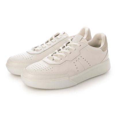 エコー ECCO ECCO ストリート コート 本革 メンズ カジュアル スニーカー EU39 (WHITE / SHADOW WHITE)