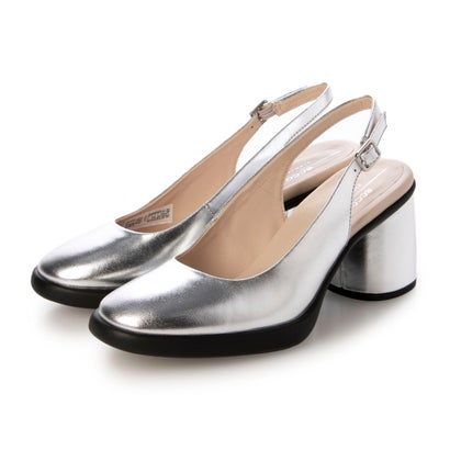 エコー ECCO ECCO スカルプテッド エルエックス 55 本革 レディース ストラップ ヒール サンダル EU36 （PURE SILVER）