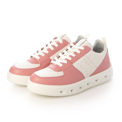 山びこ ECCO ECCO 表どおり 720 本革 レディース GORETEX 雨合羽 心地よい スニーカー EU35 （OLD ROSE / WHITE）