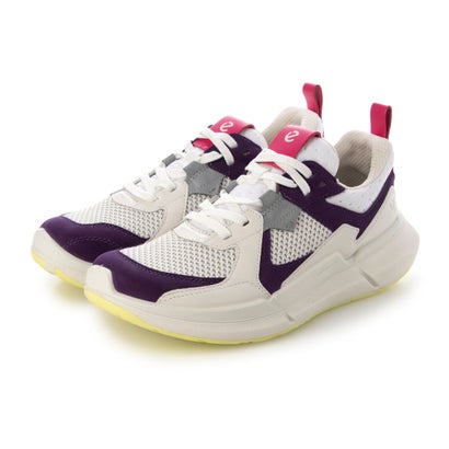 エコー ECCO ECCO バイオム 2.2 本革 レディース 多用途 アスレジャースニーカー EU36 （IMPERIAL PURPLE / WHITE / SHADOW WHITE）｜LOCOMALL（ロコンド公式ストア）