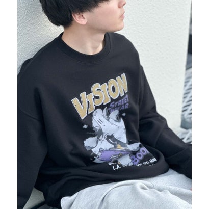 ヴィジョン ストリート ウェア VISION STREET WEAR クラッシュオバケトレーナー （ブラック）