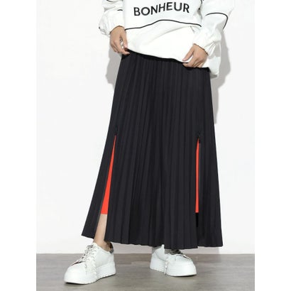 スコットクラブ SCOTCLUB ファスナースリットプリーツスカート （ブラック） 17,280円