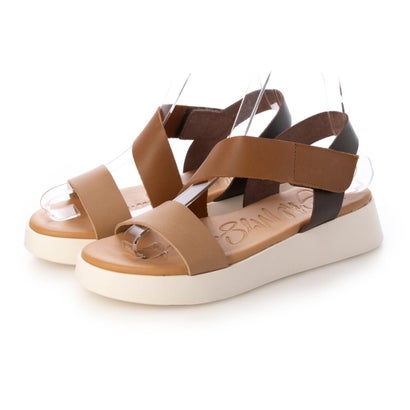 オー マイ サンダルズ Oh my Sandals クッションインソール厚底サンダル （ブラウンコンビ）