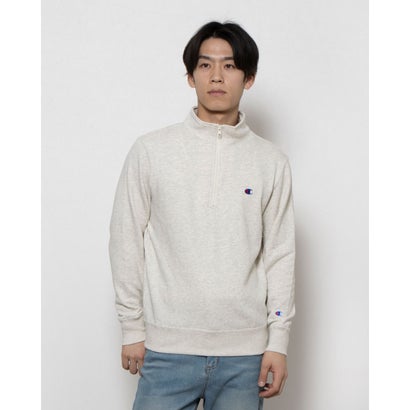 チャンピオン Champion メンズ スウェットハーフジップ HALF ZIP SWEATSHIRT_ C3-B020 （オートミール）