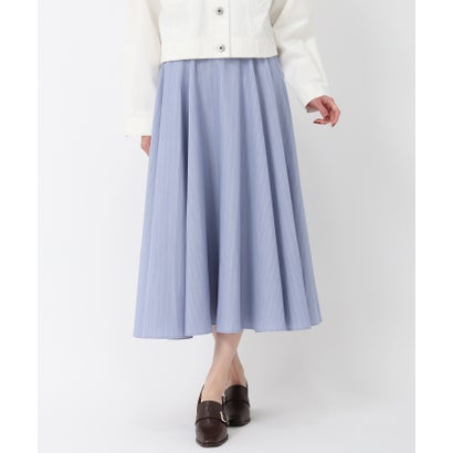 ミッシュマッシュ MISCH MASCH 2025春夏新作 配色ステッチフレアスカート/MM517203 （L.BLUE）
