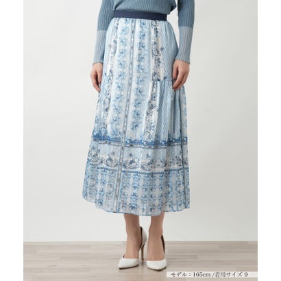 レリアン Leilian スカート （ブルー ） 22,374円