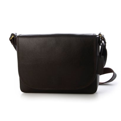 レザーラボラトリー Leather Laboratory 本革フラップショルダー L （DARK BROWN）｜LOCOMALL（ロコンド公式ストア）