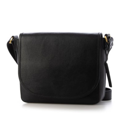 レザーラボラトリー Leather Laboratory フラップ本革ショルダーM (BLACK)|LOCOMALL(ロコンド公式ストア)