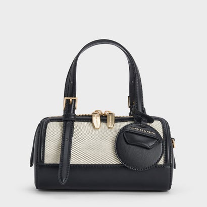 Enola エノラ キャンバスツートーンボウリングバッグ （Black）