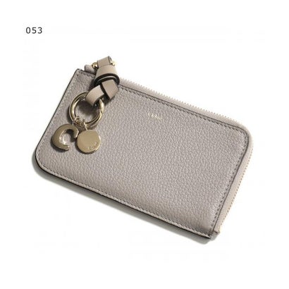 クロエ Chloe Chloe コイン&カードケース ALPHABET アルファベット （053/Cashmere-Grey）