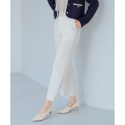 ミッシュマッシュ MISCH MASCH 2025春夏新作 ポケットパールストレートパンツ/MM517303 （WHITE）