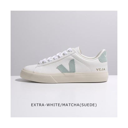 ヴェジャ VEJA VEJA ローカット スニーカー CAMPO レザー （EXTRA-WHITE/MATCHA(SUEDE)）｜LOCOMALL（ロコンド公式ストア）