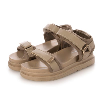 ブリジット バーキン Bridget Birkin ダブルベルトスポーツサンダル （ベージュ）