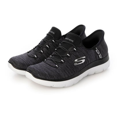 スケッチャーズ SKECHERS レディース ウォーキングシューズ SUMMITS-EVERYDAY SET 150264 （BLACK/WHITE）