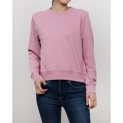 ナイキ NIKE レディース ニットジャケット ナイキ ウィメンズ ワン DF LBR L/S クルー FB5126699 (ピンク)