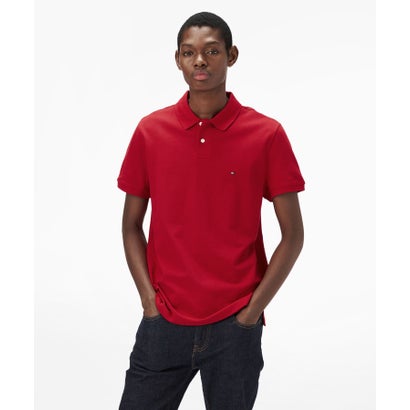 トミー ヒルフィガー TOMMY HILFIGER シーズナルレギュラーポロシャツ （レッド）｜LOCOMALL（ロコンド公式ストア）