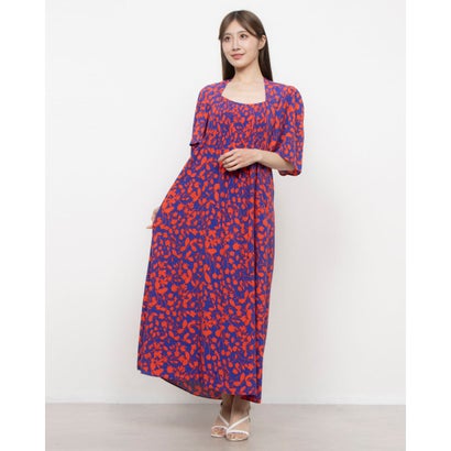 位相角 八つ Phase Eight Ayesha Floral Midaxi Dress （Red/Purple）